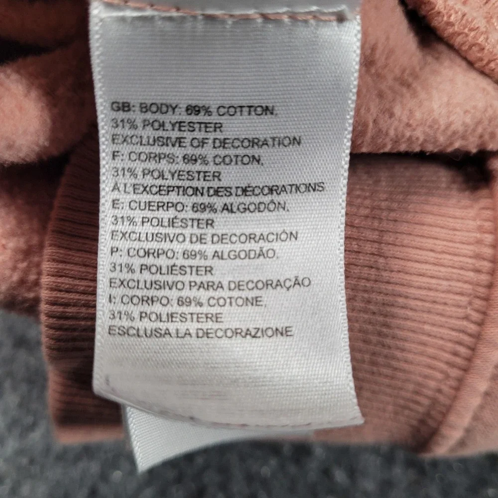 The North Face Hoodie Mens Medium Big Logo‎ Fleece Pullover Sweatshirt